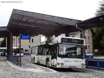 MAN NL202 an der Haltstelle Busbahnhof in Annaberg-Buchholz. (16.9.2013)