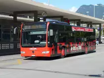 Chur - Mercedes Citaro  GR  97505 unterwegs auf der Linie 2 in Chur am 20.09.2013