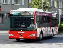 Chur - Mercedes Citaro  GR  97506 unterwegs auf der Linie 1 in Chur am 20.09.2013
