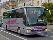 Setra unterwegs in den Stra�en der Stadt Luxemburg.  12.10.2013