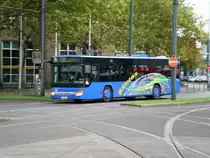 Setra S 400er-Serie NF (Multi Class) auf der Linie 754 nach Ratingen-Lintorf am Hauptbahnhof D�sseldorf.(13.10.2013) 