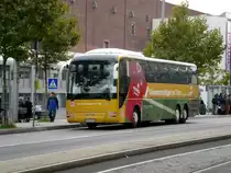 MAN Lion's Coach im Auftrag der Firma Flixbus nach Frankfurt am Main am Hauptbahhof Düsseldorf.(13.10.2013) 