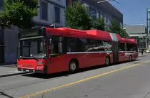 Volvo Bus mit der Betriebsnummer 830 auf der Linie 11 Hauptbahnhof in Bern. Die Aufnahme stammt vom 05.08.2013.