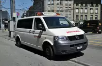 Betriebseinsatzwagen von Bernmobil am Hauptbahnhof. Die Aufnahme stammt vom 05.08.2013.
