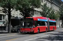 Volvo Bus mit der Betriebsnummer 829 auf der Linie 6B in der Bundesgasse. Die Aufnahme stammt vom 05.08.2013.