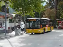 Postauto - MAN  GR  24206 unterwegs in der Stadt Chur am 20.09.2013
