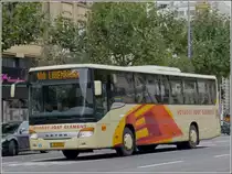 (JC 6008) Setra S 415 NF in den Strassen der Stadt Luxemburg unterwegs am 12.10.2013.