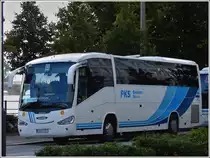 Scania IRIZAR aus Polen, gesehen am 19.09.2013 in Hamburg.