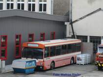 MB 305 Dient heute auf dem Areal von der Feuerwehr als �bungszweck. Dieser Bus verkehrte zu seiner Zeit bei der BSU (Bus Betriebe Solothurn und Umgebung)