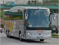 Mercedes Benz Travego  der Lange XL  aufgenommen in Hamburg am 17.09.2013.