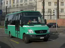 Mercedes Sprinter mit der Betriebsnummer 863 auf einem Busersatz auf der Linie 15 bei der Mnchensteinerbrcke. Die Aufnahme stammt vom 19.10.2013.