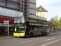 BVG Wagen 3148 - MAN Lions City DD als 101 Sachtlebenstr. am 20.10.13 am Fehrbelliner Platz