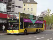 BVG Wagen 3457 - MAN Lions City DD als 101 Sachtlebenstr. am 20.10.13 am Fehrbelliner Platz