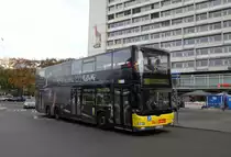BVG Wagen 3529 - MAN Lions City DD als 100 Alexanderplatz am 20.10.13 am Bahnhof Zoo