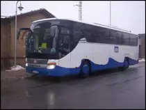 Setra 415 GT-HD von der Usedomer Bderbahn in Bergen am 15.12.2012