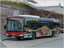. Mercedes Benz Citaro aufgenommen an der Haltestelle Barmbek in Hamburg am 17.09.2013.
