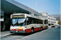 RVBW Wettingen 121/AG 19'315 MAN/R&J am 3. November 2007 Baden, Bahnhof