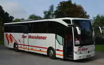 Mercedes Tourismo  auf der Marksburg am 27.09.2013.