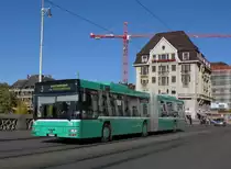 MAN Bus mit der Betriebsnummer 776 auf der Linie 34 �berquert die Mittlere Rheinbr�cke. Bei diversen Bussen wird die Linien Nummer an der Front zur Zeit nicht richtig dargestellt. Software Probleme! Die Aufnahme stammt vom 24.10.2013