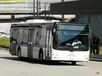 Glattalbus - MAN Lion`s City  Nr.30  ZH  590930 unterwegs auf der Linie 731 beim Flughafen Z�rich am 17.10.2013