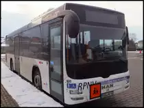 MAN Lion's City LE � der RPNV in Bergen am 17.01.2013