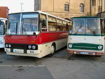 Reisebusse aus DDR-Zeiten, hier Sept. 2007 in der N�he des Ostbahnhofs