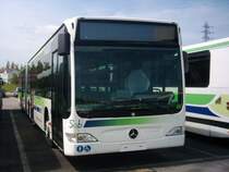 Frisch vom Werk: ein fabrikneuer Citaro-Gelenkbus O 530 G bei der Verkehrsbetriebe des Gro�raums Nancy (Bus Suburbains de la R�gion Nanc�ienne - SUB) am Betriebshof am 03.05.2008.
