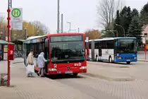 EVB am 12.11.2013 am Bahnhof Tostedt.