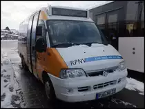 Fiat Ducato der RPNV in Bergen am 21.02.2013