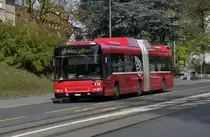 Volvo Bus mit der Betriebsnummer 818 auf der Linie 10 kurz vor der Kornhausbr�cke. Die Aufnahme stammt vom 08.11.2013.