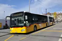 Mercedes Citaro der Post auf der Linie 101 beim Bubenbergplatz in Bern. Die Aufnahme stammt vom 08.11.2013.