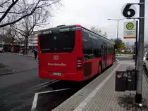 DB Rhein Nahe Bus Mercedes Benz Citaro C1 � Facelift am 21.11.13 in Wiesbaden