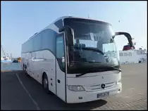 Mercedes Tourismo der AOK-Klinik R�gen im Stadthafen Sassnitz am 04.03.2013