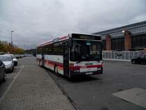 Ein alter Mercedes Benz O407 der ORN am 21.11.13 in Wiesbaden 