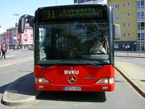 Front des MB Citaro , im Busbahnhof am Schwerter Bahnhof.Dank an den Busfahrer f�r das nette Gespr�ch.(04.05.2008)