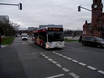 Mercedes Benz Citaro C1 des ESWE Verkehr am 21.11.13 in Wiesbaden