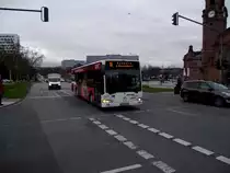 Mercedes Benz Citaro C1 des ESWE Verkehr am 21.11.13 in Wiesbaden