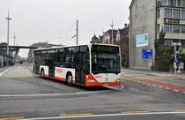 Mercedes Citaro mit der Betriebsnummer 70 beim Bahnhof Soloturn. Die Aufnahme stammt vom 02.11.2011.