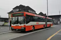 Mercedes O405 G mit der Betriebsnummer 59 beim Bahnhof Soloturn. Die Aufnahme stammt vom 02.11.2011.