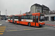 Mercedes O405 G mit der Betriebsnummer 59 beim Bahnhof Soloturn. Die Aufnahme stammt vom 02.11.2011.