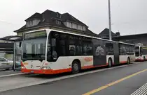 Mercedes Citaro mit der Betriebsnummer 50 auf der Linie 7 beim Bahnhof Soloturn. Die Aufnahme stammt vom 02.11.2011.
