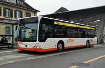 Mercedes Citaro mit der Betriebsnummer 80 auf der Linie 9 beim Bahnhof Soloturn. Die Aufnahme stammt vom 02.11.2011.