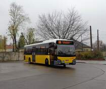 VDL Citea LLE-120 Baujahr 2012 - BVG Wagen 1841 auf Linie 265 an der Endhaltestelle S Schöneweide/Sterndamm am 22.11.13