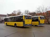 VDL Citea LLE-120 - BVG Wagennr. 1840 und 1841 am S Schöneweide/Sterndamm am 22.11.13