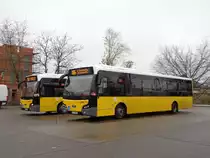 VDL Citea LLE-120 - BVG Wagennr. 1840 und 1841 am S Schöneweide/Sterndamm am 22.11.13