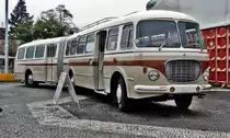 Der Höhepunkt-exponat der Czechbus-Messe 2013: voll funktionsfähige Replik des ersten tschechoslowakischen Gelenkbusses Skoda 706 RTO-K. 15. 11. 2013