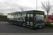 Mercedes Stadtbus der Fa. Deusch & Schmidt.
Der Bus stand am 23.11.2013 am ZOB in Westerland auf Sylt und
fährt für die Sylter Verkehrsgesellschaft SVG. 
