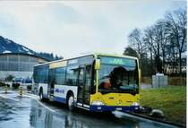 AFA Adelboden 94/BE 398'916 Mercedes Citaro am 9. Dezember 2007 Frutigen, Bahnhof