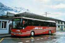 AFA Adelboden 22/BE 26'708 Setra (ex Nr. 8) am 9. Dezember 2007 Frutigen, Bahnhof