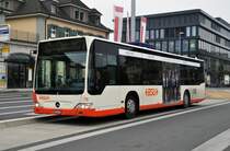 Mercedes Citaro mit der Betriebsnummer 79 auf der Linie 3 beim Bahnhof Soloturn. Die Aufnahme stammt vom 02.11.2011.